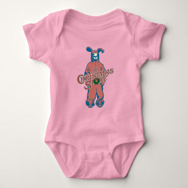 Ralphie | Pink Nightmare Baby Bodysuit (Front)