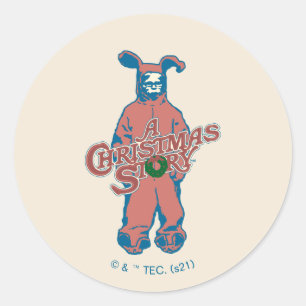 Ralphie   Pink Nightmare Classic Round Sticker