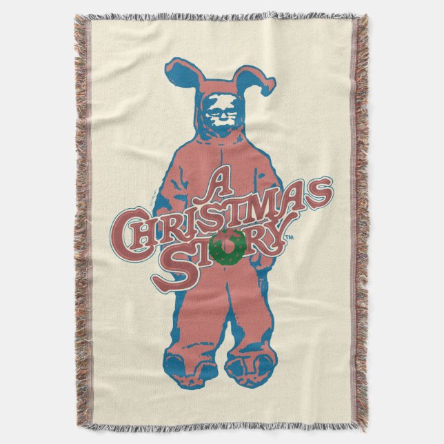 Ralphie | Pink Nightmare Throw Blanket (Front Vertical)