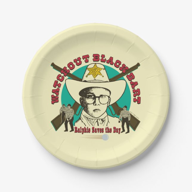 Ralphie Saves the Day Paper Plate (Front)