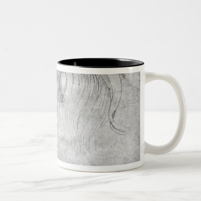Ram and head of a ram Two-Tone coffee mug (Right)