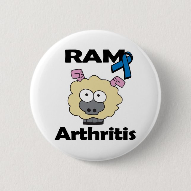 RAM Arthritis 6 Cm Round Badge (Front)