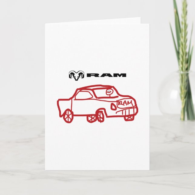 Ram “designer On Vacation Meme Limited Edition  Card (Front)