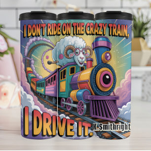 Ram Driving the Crazy Train Thermal Tumbler
