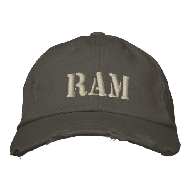 RAM EMBROIDERED HAT (Front)
