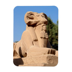 Ram-headed Sphinx in Karnak Temple - Egypt Magnet