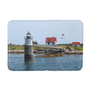 Ram Island Lighthouse, Maine Bath Mat