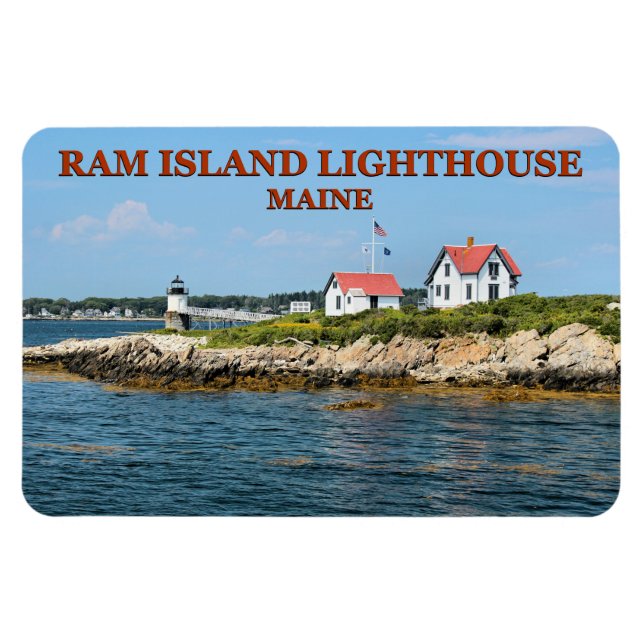 Ram Island Lighthouse, Maine Flexi Magnet (Horizontal)