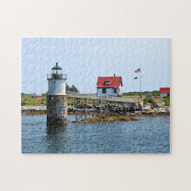 Ram Island Lighthouse, Maine Jigsaw Puzzle (Horizontal)