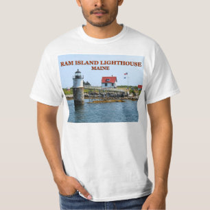 Ram Island Lighthouse, Maine T-Shirt