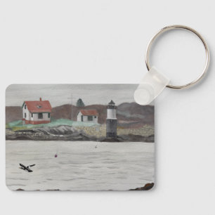 Ram Island Maine Key Ring