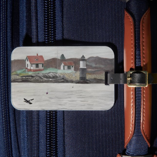 Ram Island Maine Luggage Tag (Front Insitu 4)