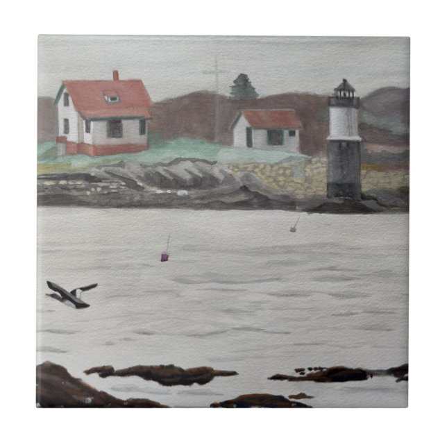 Ram Island Maine Tile (Front)
