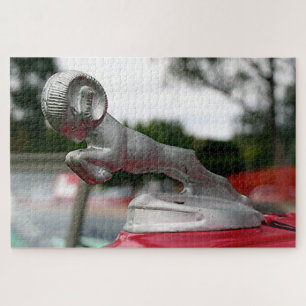 Ram old car hood ornament jigsaw puzzle