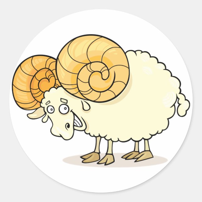 Ram Sheep Stickers (Front)