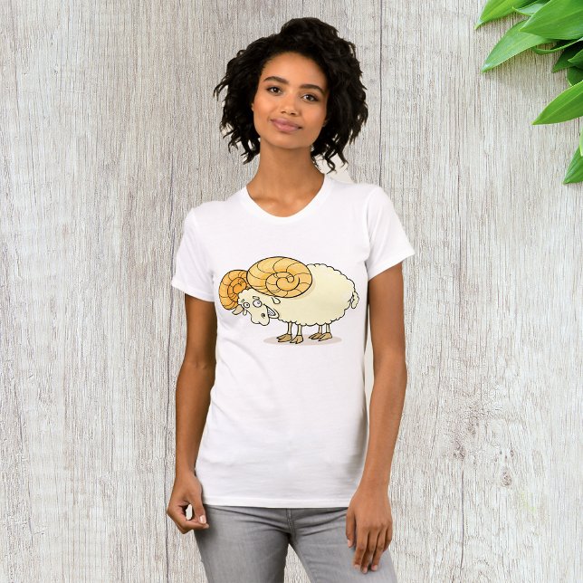 Ram Sheep Womens T-Shirt (Creator Uploaded)