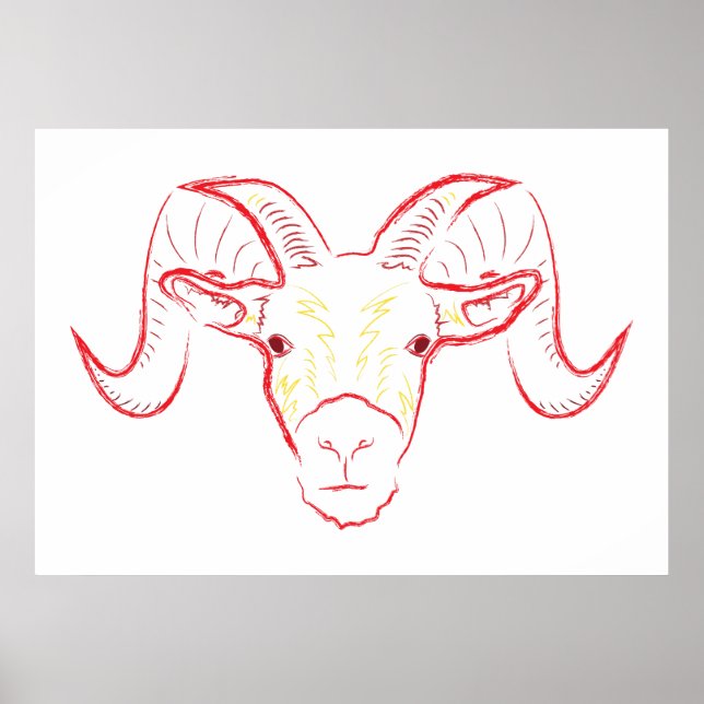 ram sketch poster (Front)