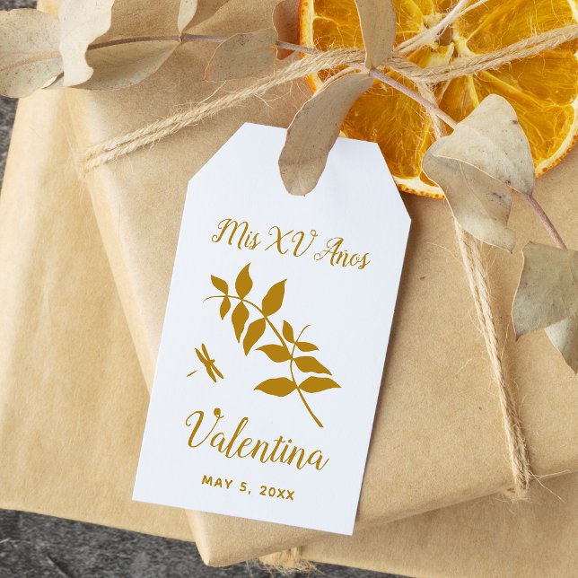 Rama con Delicada Libelula para Quinceañera Rubber Stamp (Creator Uploaded)