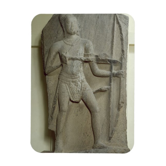 Rama, Kanchipuram, Tamil Nadu, Pallava dynasty (gr Magnet (Vertical)