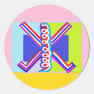 RAMA - Karuna REIKI Healing Symbol Classic Round Sticker