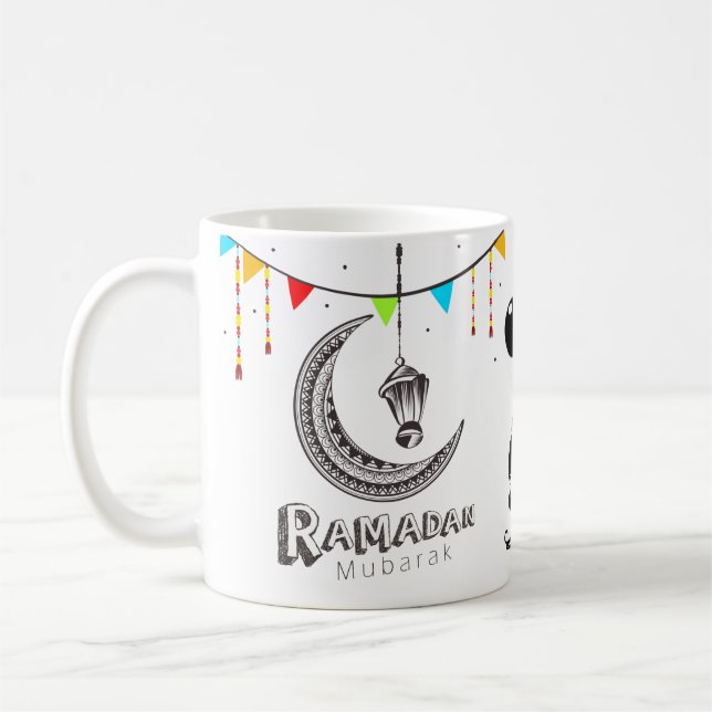 Ramadam Mubarak design mug (Left)