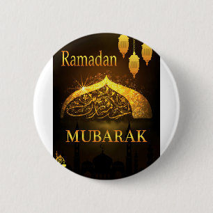 Ramadan Al Adha and Fiter 6 Cm Round Badge