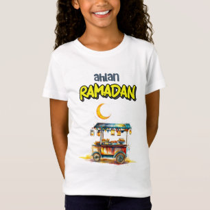 Ramadan Arabian Street Food Cart with Lanterns T-Shirt