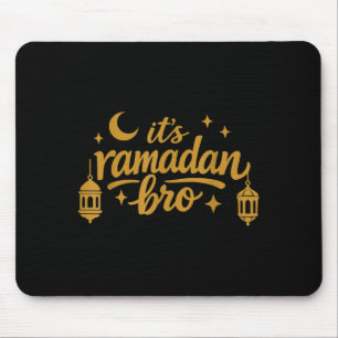 Ramadan bro funny saying muslim fasting humor men mouse pad