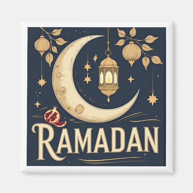 Ramadan captures the light, rhythm, and reflection magnet (Front)