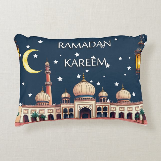 Ramadan Decorative Accent Pillow (Front)