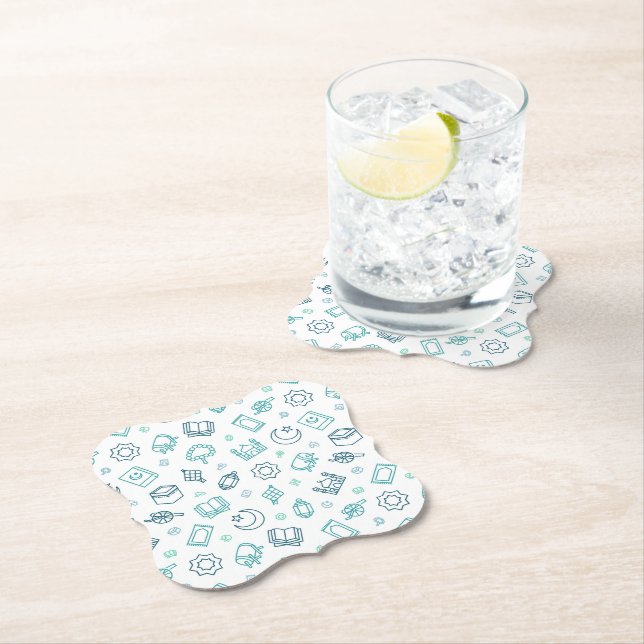 Ramadan Doodles Coasters (Insitu)