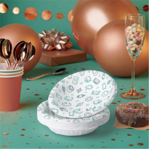Ramadan Doodles Paper Bowls Paper Plate