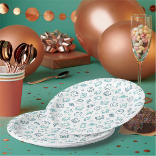 Ramadan Doodles Paper Plates