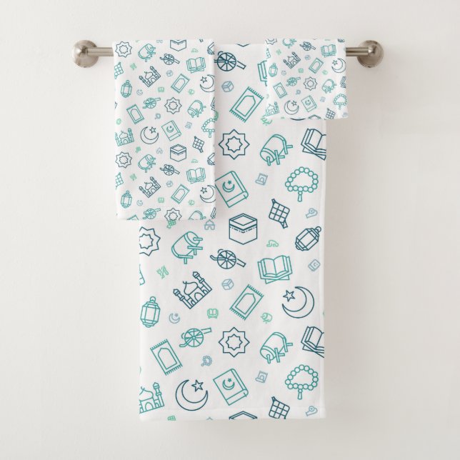 Ramadan Doodles Towel Set (Insitu)