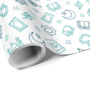 Ramadan Doodles Wrapping Paper