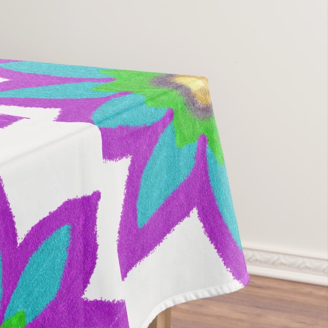 Ramadan Eid sparkly flower Tablecloth (In Situ)