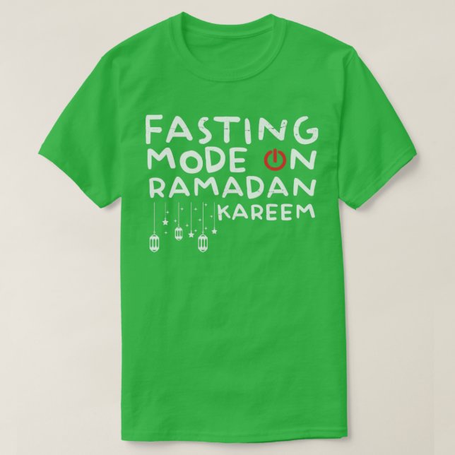 Ramadan Fasting Fashion On Happy Ramadan Muslims H T-Shirt (Design Front)