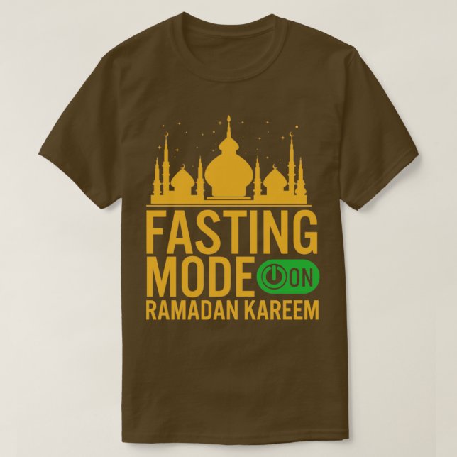 Ramadan Fasting Fashion On Happy Ramadan Muslims H T-Shirt (Design Front)