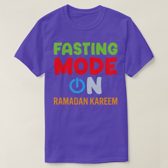 Ramadan Fasting Fashion On Happy Ramadan Muslims H T-Shirt (Design Front)