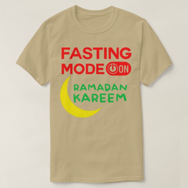 Ramadan Fasting Fashion On Happy Ramadan Muslims H T-Shirt (Design Front)