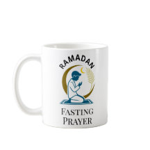 Ramadan Fasting Prayer Man Islamic Vector Graphic 