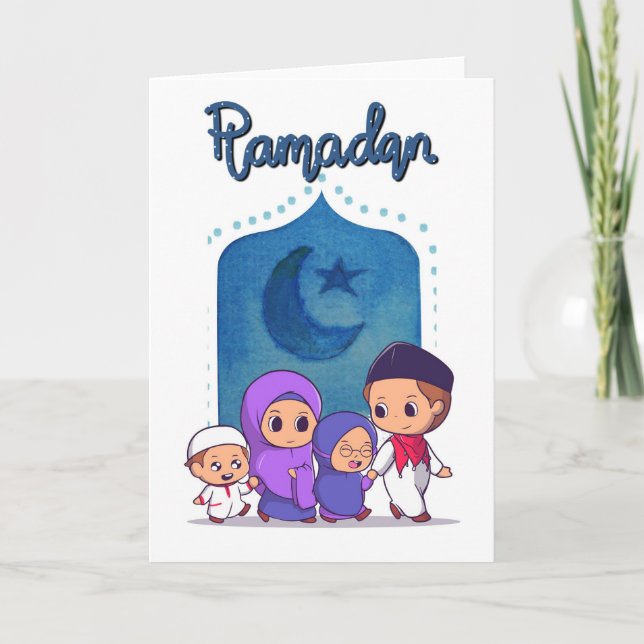 Ramadan Greeting Card  (Front)