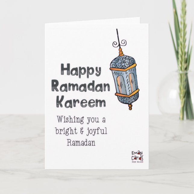 Ramadan - Holy Month Blessings Card (Front)