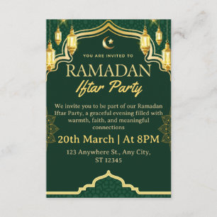 Ramadan Iftar Invitation Card
