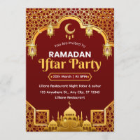Ramadan Iftar Invitation Card