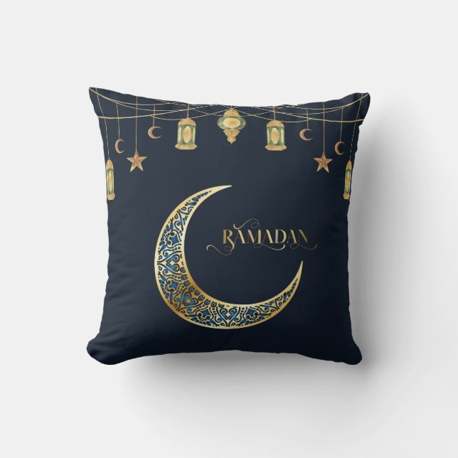 Ramadan Kareem 2026 Cushion with Islamic Design  (Front)