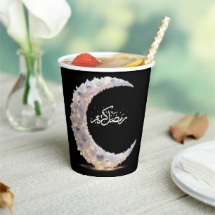  RAMADAN KAREEM  DECOR RAMADAN MUBARAK PAPER CUPS
