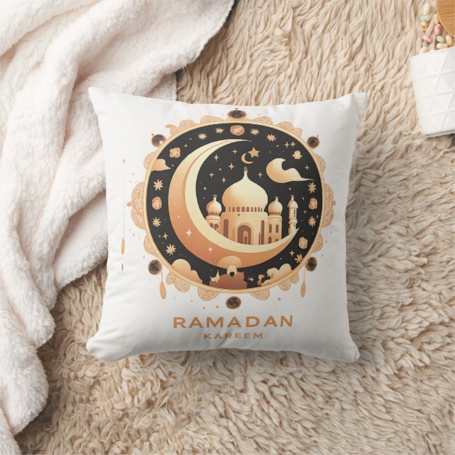 Ramadan Kareem Decorative Cushion Design (Blanket)