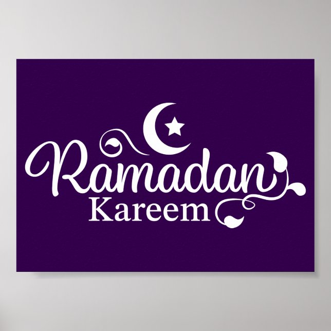 Ramadan Kareem Decorative Poster (Front)