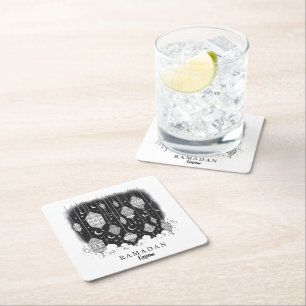 Ramadan Kareem - Eid Al Fitr - Paper Napkin Square Paper Coaster